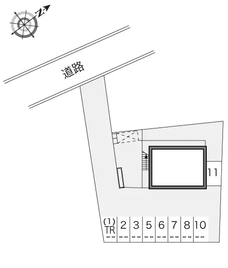 ★手数料０円★姫路市下手野６丁目　月極駐車場（LP）